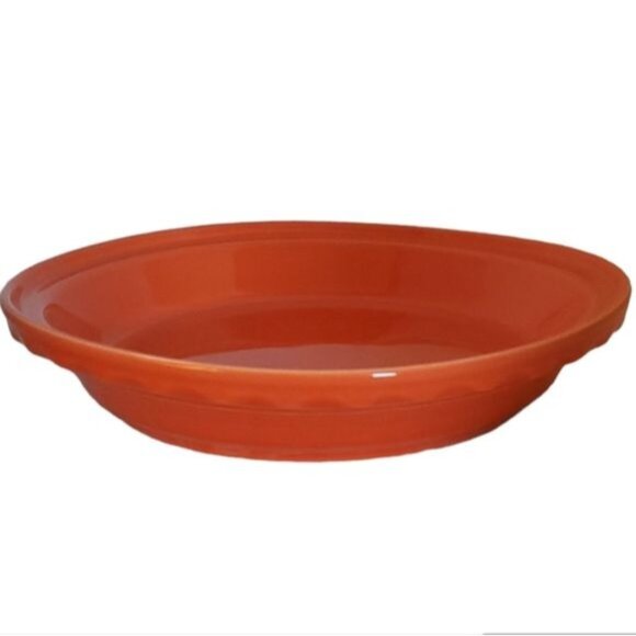 Fiestaware Other - Fiestaware FIESTA CERAMIC Pie Plate Deep Dish Baker Baking Bake Bakeware Poppy